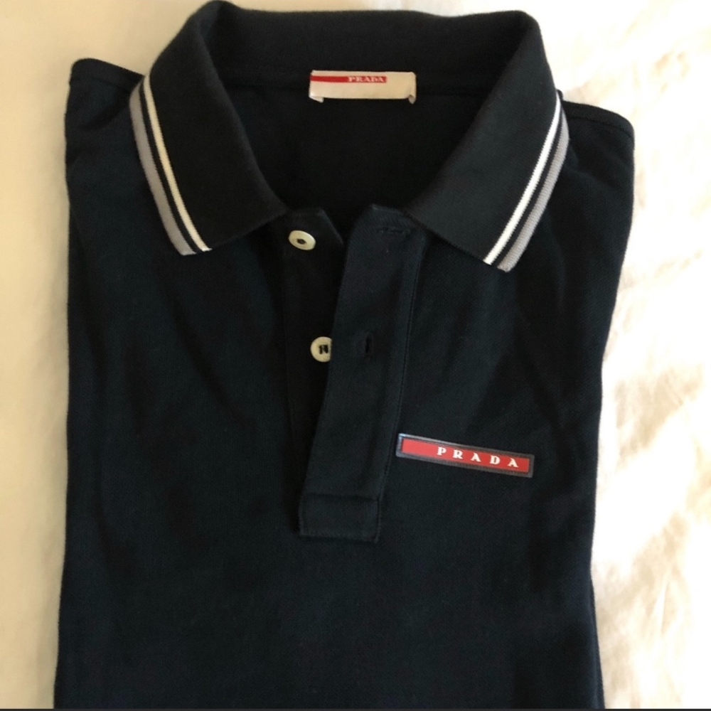 PRADA | Men's Cotton Piqué Short Sleeve